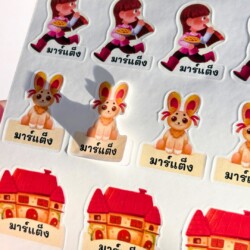 สติกเกอร์ PP ผิวด้าน